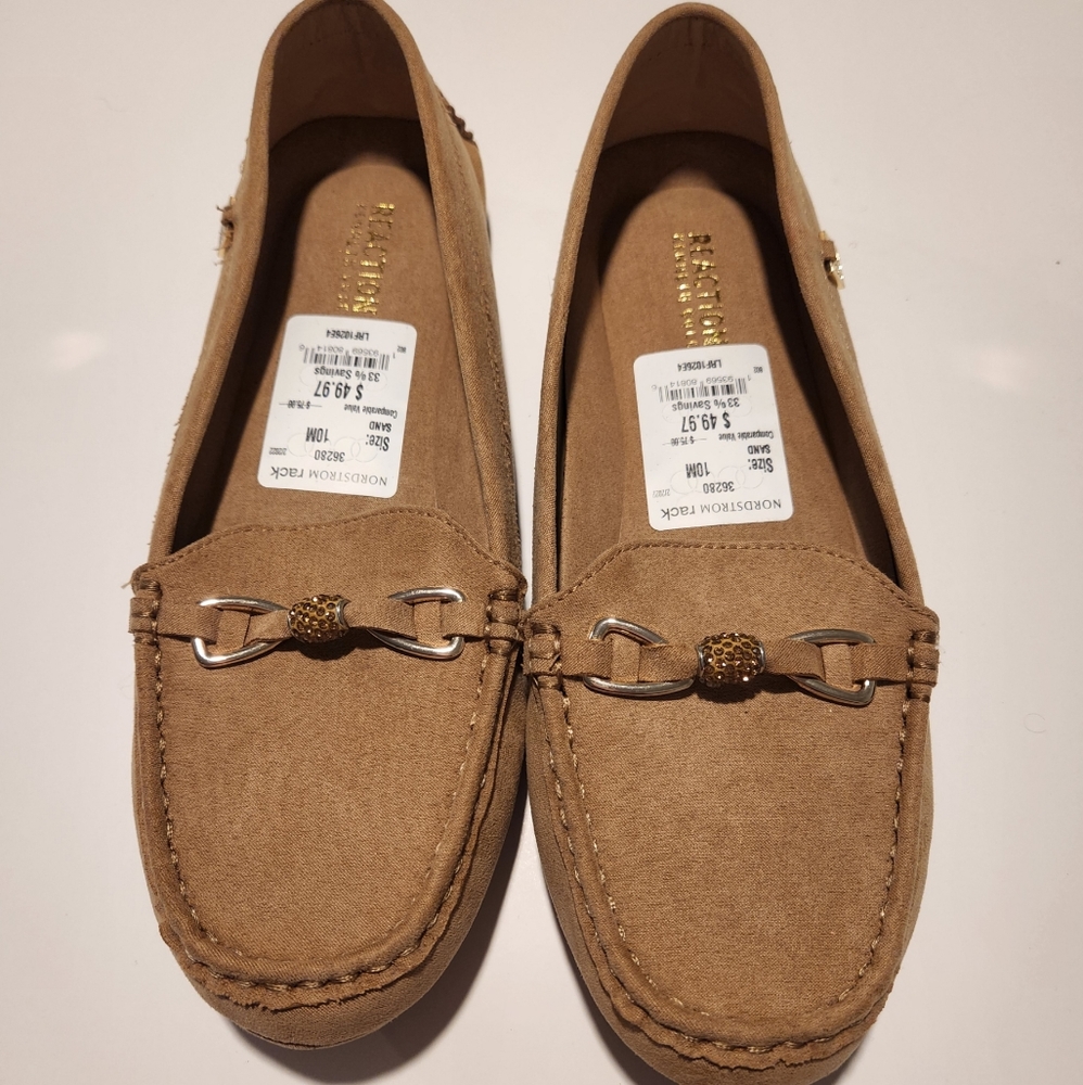 Kenneth Cole Reaction Tan Loafers